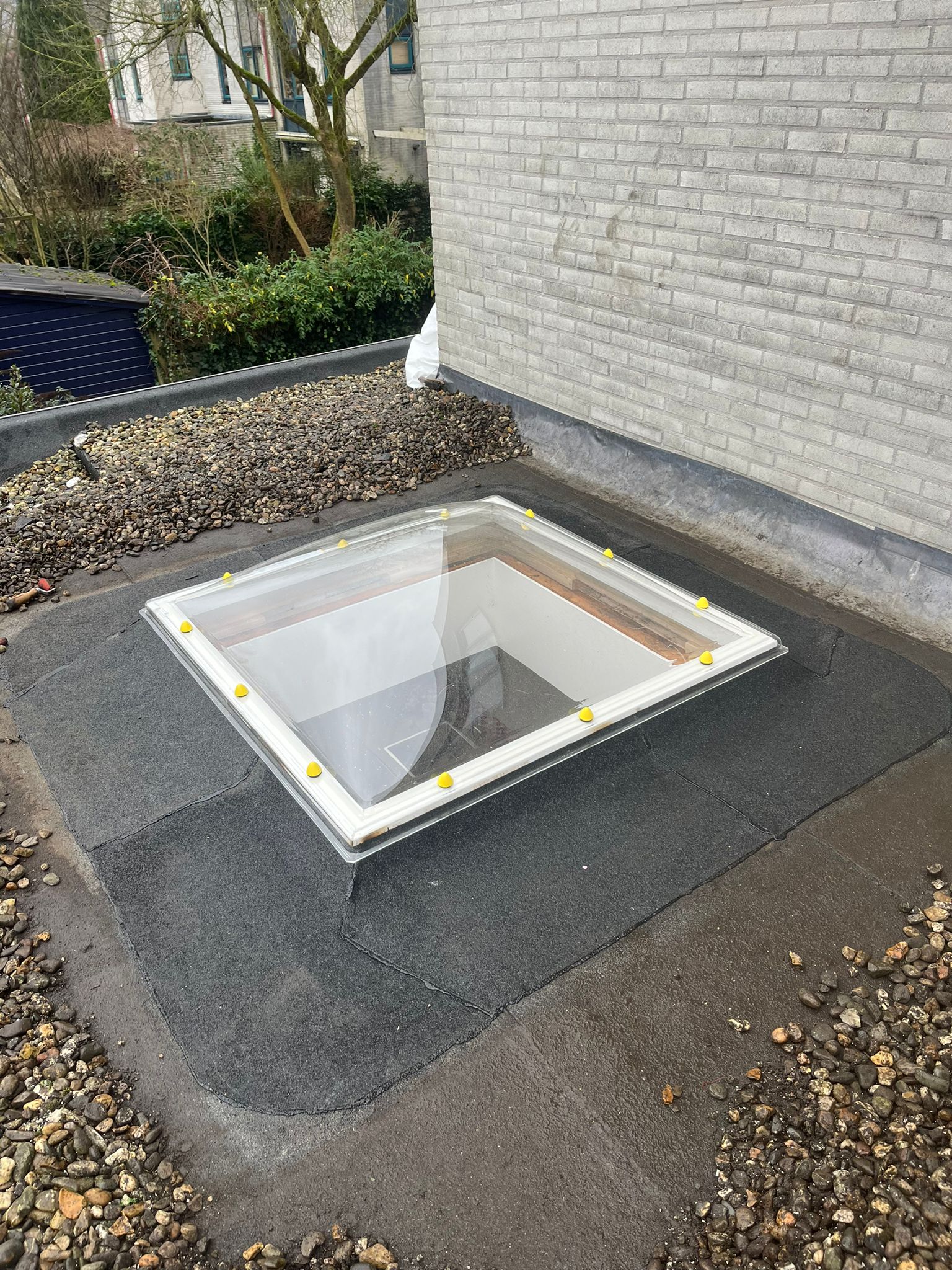 Platdak reparatie