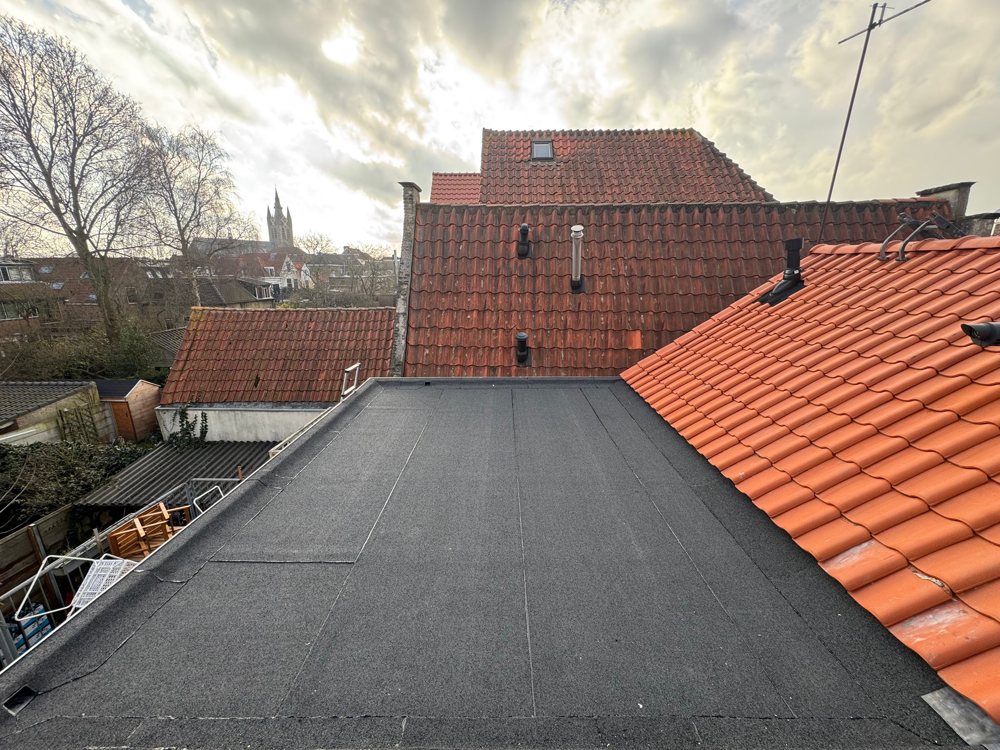 Platdak isolatie